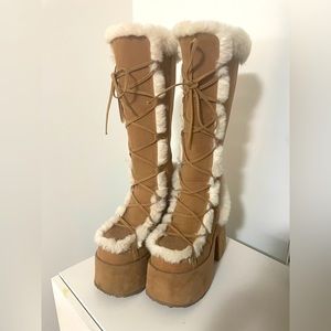 Size 10 Demonia Camel-311